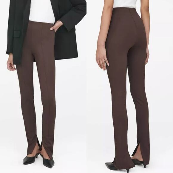 ANINE BING Max Pant Chocolate Brown - Picture 1 of 15